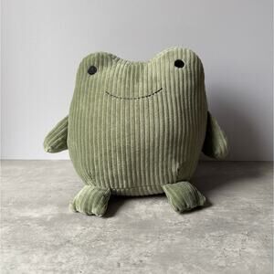 Pillowfort Kids Mini Weighted Plush Green Frog Toy Comfort Sensory Anxiety 8”